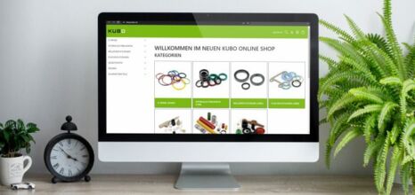 Kubo Onlineshop website auf einem Computer